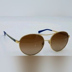 Tory BURCH Gold Aviator Sunglasses
